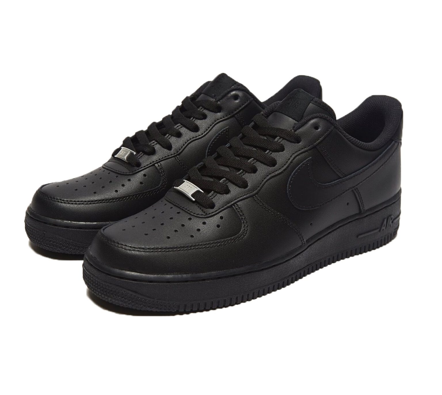 triple black suede air force 1