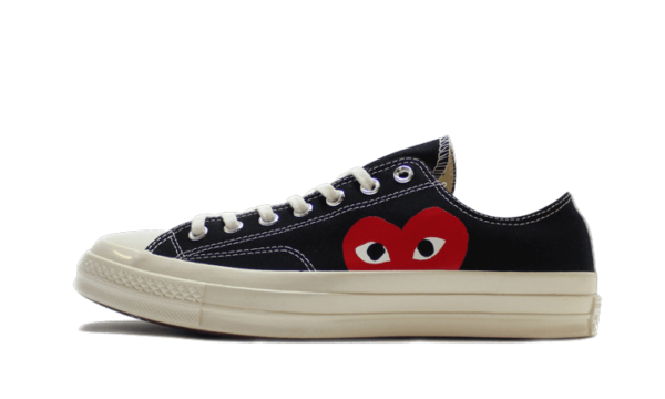 converse chuck taylor all star 70s ox comme des garcons play black graal spotter