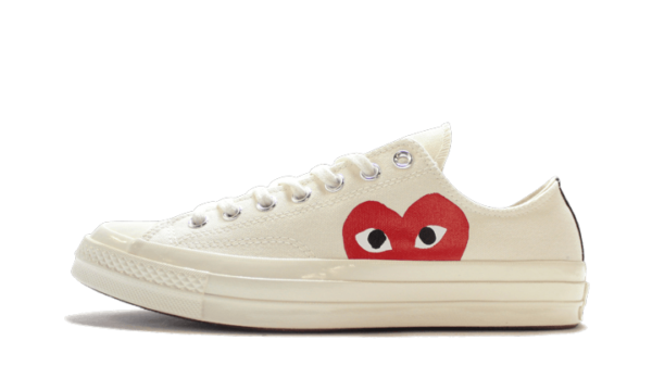 converse chuck taylor all star 70s ox comme des garcons play white graal spotter