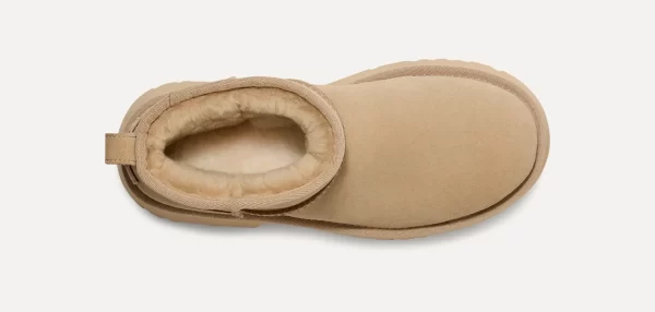 ⁦UGG Women’s Classic Ultra Mini New Heights Mustard Seed⁩ – תמונה ⁦5⁩